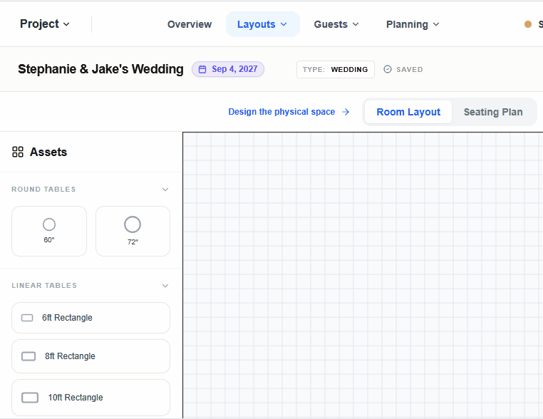 Event Planner Drag and Drop Demo